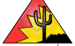 Desert Fusion Glass Logo
